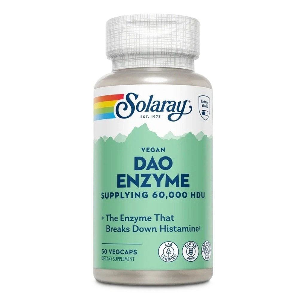 Extract standardizat din germeni de mazare Dao Enzymes Solaray, 30 capsule, Secom