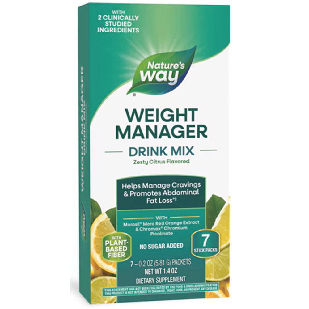 Pulbere cu gust de citrice Weight Manager Nature's Way, 7 plicuri, Secom