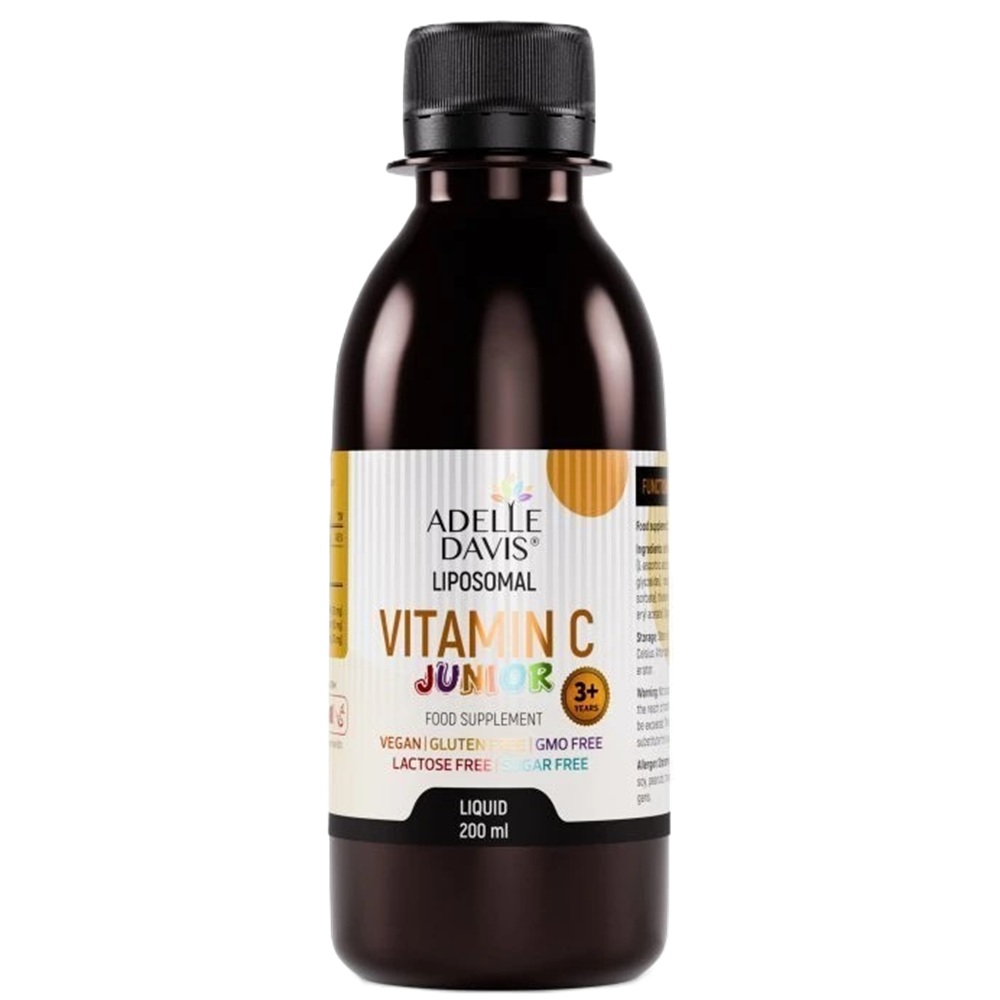 Vitamina C liposomala pentru copii, 200 ml, Adelle Davis
