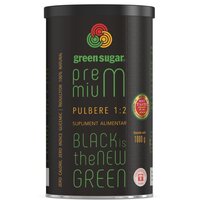 Zahar pulbere Green Sugar Premium, 1:2, 1000 g, Laboratoarele Remedia