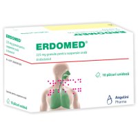 Erdomed, 225 mg granule pentru suspensie orală, 10 plicuri, Angelini