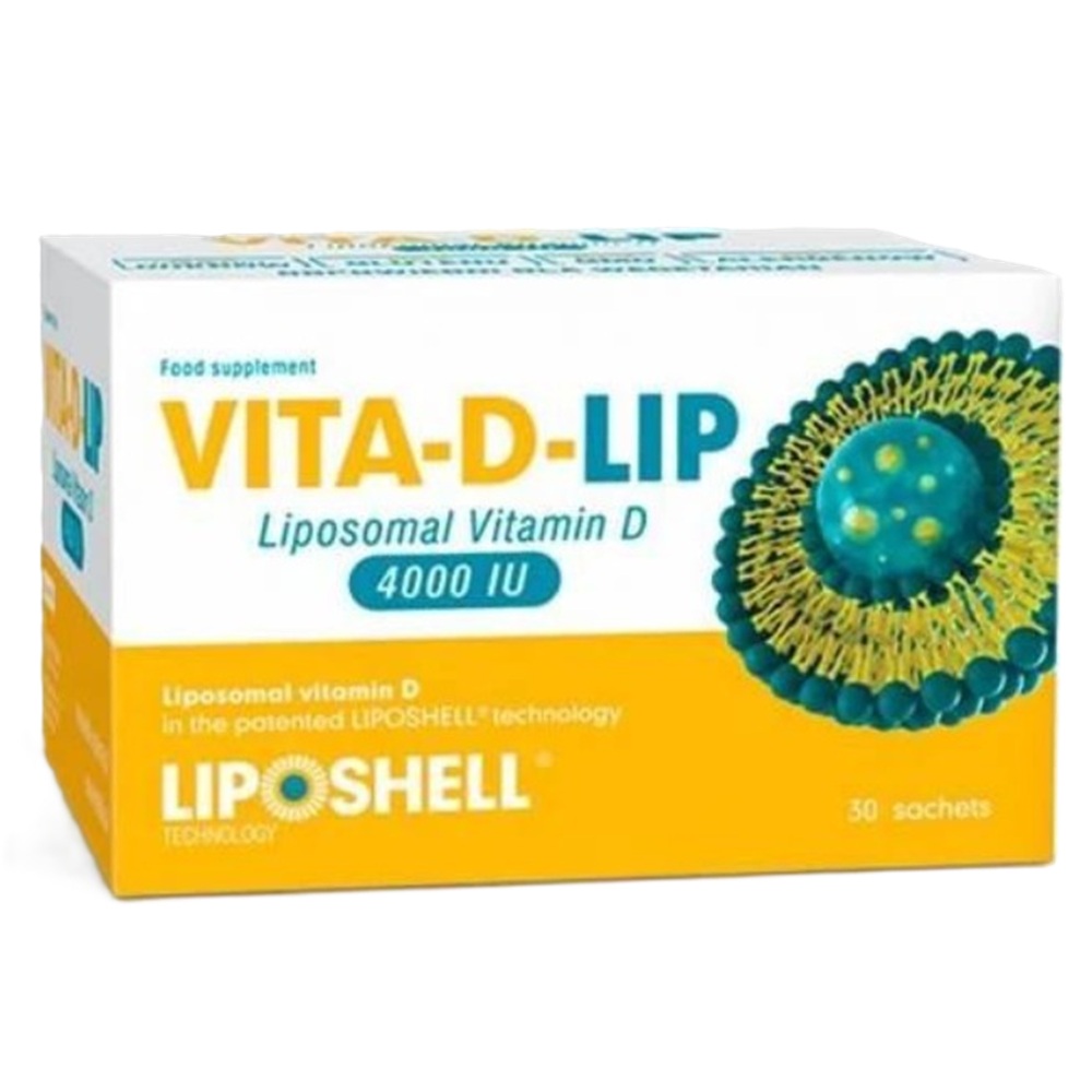 Vitamina D lipozomala, 400 UI, 30 plicuri, Liposhell