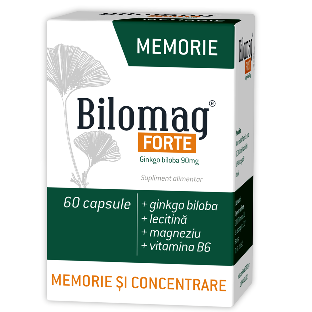Bilomag forte memorie, 60 capsule, Zdrovit