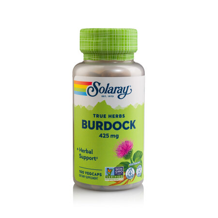 Burdock (Brusture) 425 mg Solaray, 100 capsule, Secom