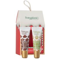 Set Balsam de buze cu ciocolata 7 ml + Balsam de buze cu fistic 7 ml, Bottega Verde