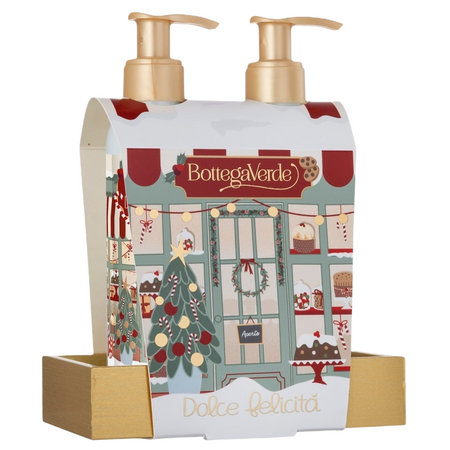 Set Crema de maini hidratanta 150 ml + Crema de maini cu caramel sarat si alune 150 ml Dolce Felicità, Bottega Verde