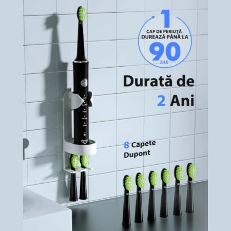 Periuta de dinti electrica, Negru J40, 1 bucata, JTF 676864