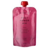 Piure pasteurizat cu mere, zmeura, capsuni si sfecla rosie Root Power Mix, 200 g, Nutrino Lab