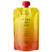 Piure pasteurizat cu mere, portocale, morcovi si ghimbir Wake Up Mix, 200 g, Nutrino Lab