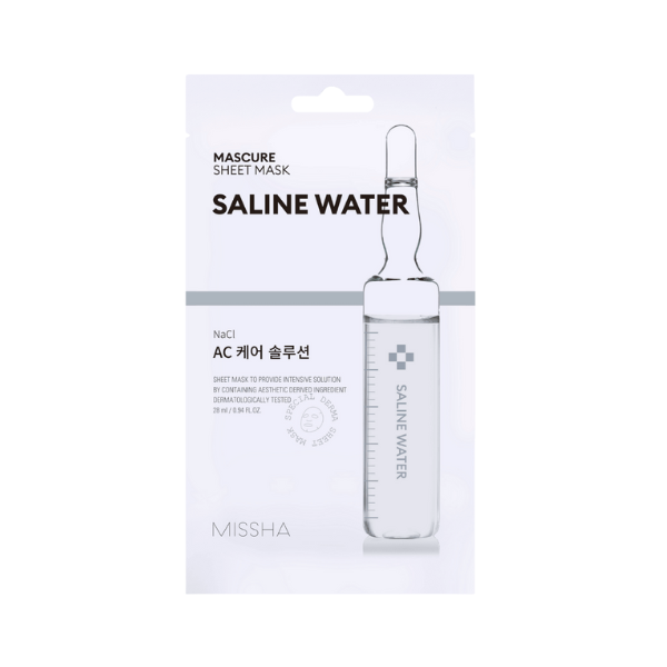 Masca tip servetel AC Care cu apa salina Mascure, 27 ml, Missha