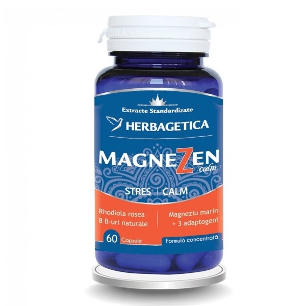 Magnezen Stres Calm, 60 capsule, Herbagetica