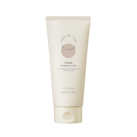 Spuma de curatare pentru fata cu cacao Creamy Latte, 172 ml, Missha