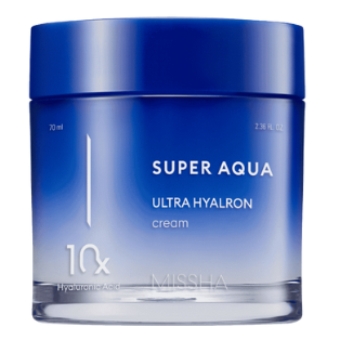 Crema de fata hidratanta cu Acid Hyaluronic Super Aqua, 70 ml, Missha