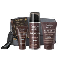 Set Sampon si gel de dus 2 in 1 hidratant 50 ml + Spuma de ras 200 ml + Balsam dupa ras 75 ml Barberia Toscana, Bottega Verde