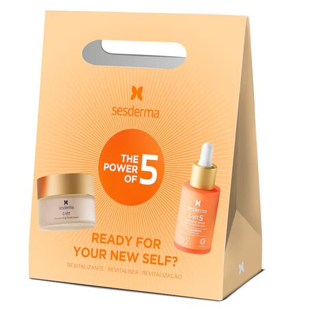 Pachet Crema de fata cu efect antioxidant + Ser liposomal C -VIT, 50 ml + 30 ml, Sesderma 683707