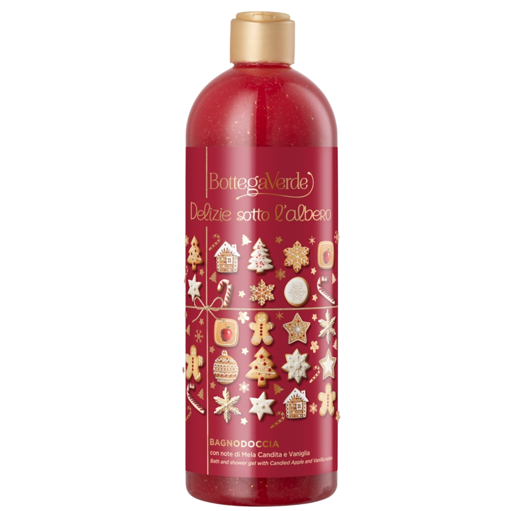 Gel de dus hidratant cu mar si vanilie Delizie sotto l’albero, Bottega Verde