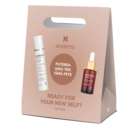 Pachet Crema-gel cu efect depigmentant + Ser liposomal Azelac RU, 50 ml + 30 ml, Sesderma