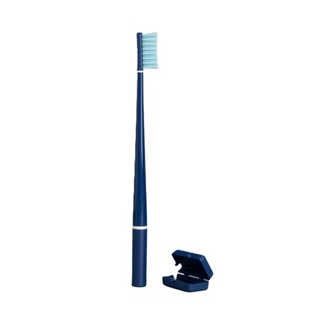Periuta de dinți cu peri activi cu acid hialuronic, Hialuronic Blue, 1 bucata, Piuma 677489