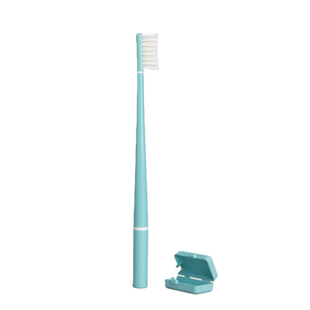 Periuta de dinti infuzata cu echinacea Soft Aqua Green, 1 bucata, Piuma 677518