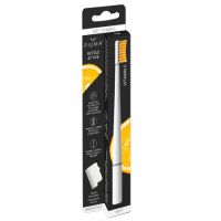 Periuta de dinti infuzata cu vitamina C, Soft  Vit C Pure White, 1 bucata, Piuma
