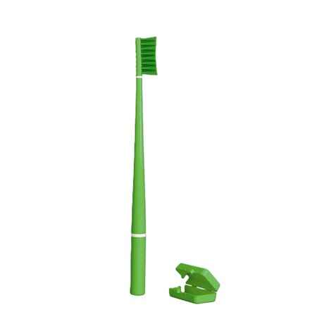 Periuta de dinti infuzata cu ginkgo biloba, Soft Ginkgo Momento Green, 1 bucata, Piuma 677554