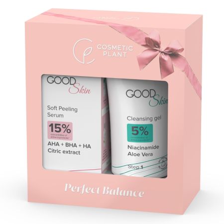 Set Ser de fata exfoliant 30 ml + Gel de curatare 150 ml Good Skin, Cosmetic Plant