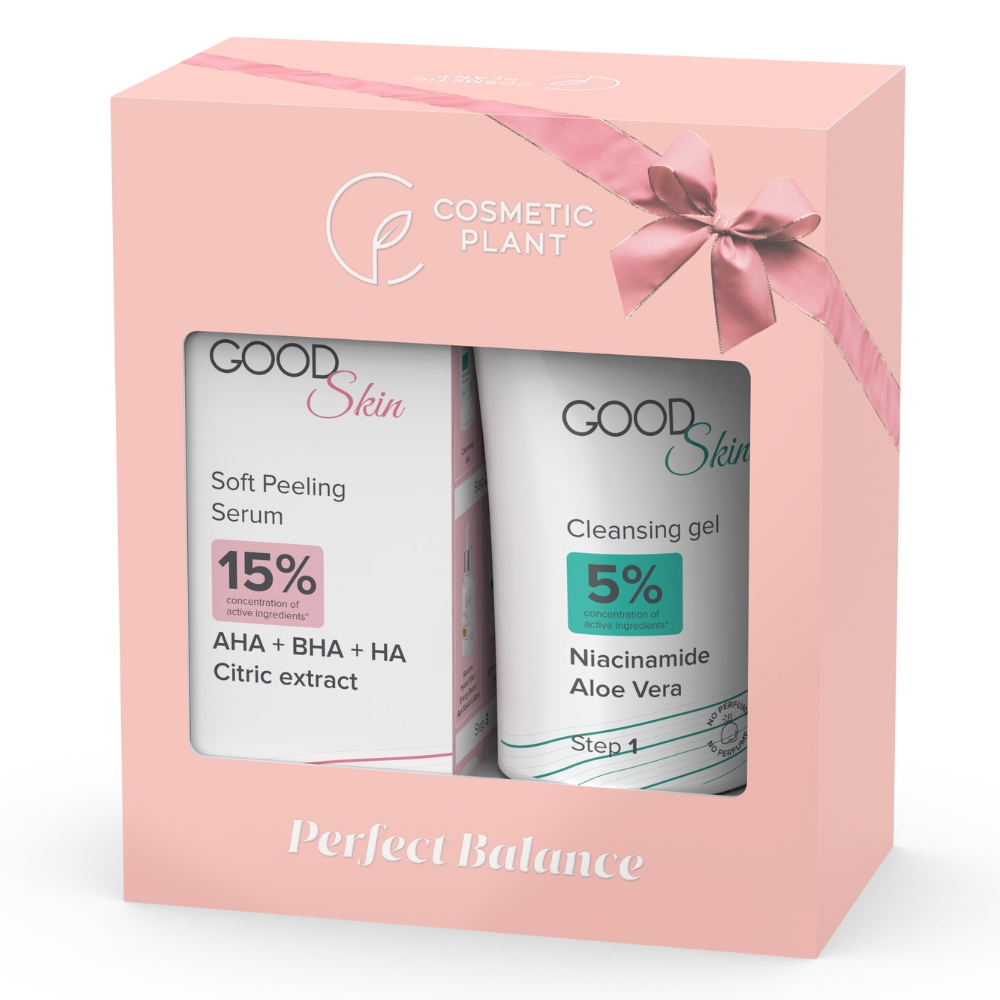 Set Ser de fata exfoliant 30 ml + Gel de curatare 150 ml Good Skin, Cosmetic Plant