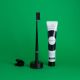 Set Periuta de dinti + baza + pasta de dinti 75 ml, infuzate cu carbune de bambus Perfect Black, 1 periuta + 1 baza calanderistica + 75 ml, Piuma 677615