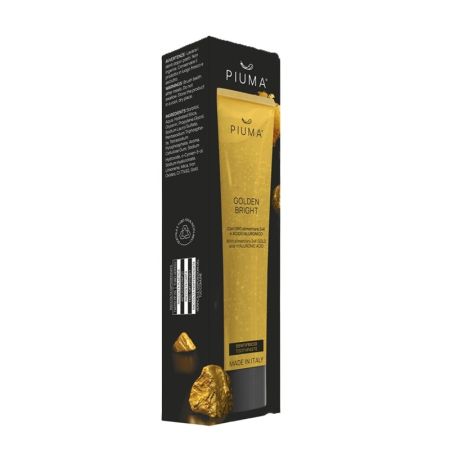 Pasta de dinti cu aur 24K si acid hyaluronic Visible Active Golden Bright, 75 ml, Piuma 677620