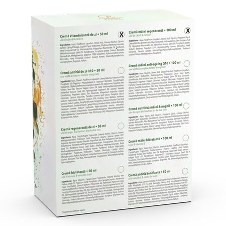 Set Crema vitaminizanta de zi cu catina 50 ml + Crema de maini regeneranta cu catina 100 ml Essential, Cosmetic Plant 712202