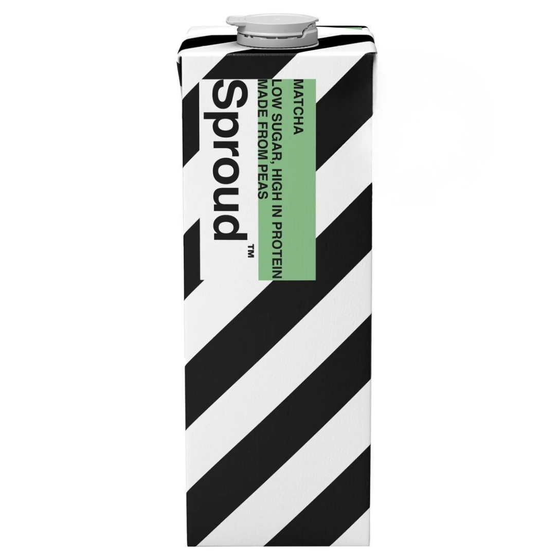 Bautura vegetala din mazare cu matcha, 1000 ml, Sproud