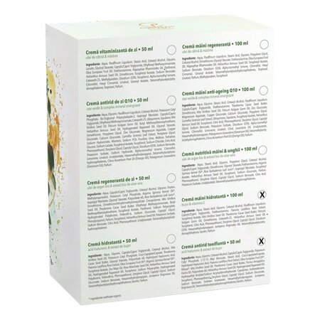Set Crema antirid tonifianta cu bujor 50 ml + Crema de maini hidratanta cu bujor 100 ml Essential, Cosmetic Plant 712208