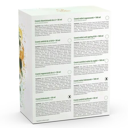 Set Crema hidratanta cu acid hialuronic si bujor 50 ml + Crema de maini hidratanta cu bujor 100 ml Essential, Cosmetic Plant 712212