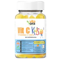 Jeleuri cu aroma de portocale pentru copii Vitamin C, 60 bucati, Vita Ora