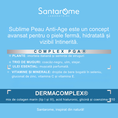 Sublime Peau Anti Age, 60 comprimate, Santarome 677671