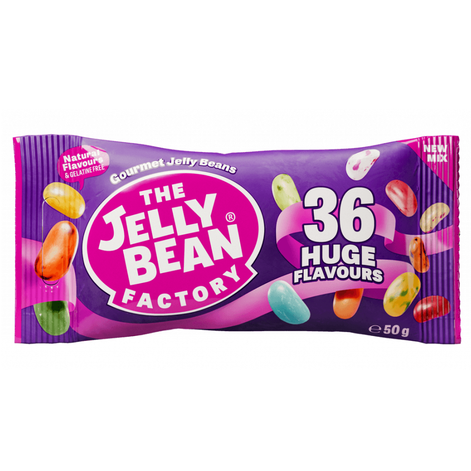 Jeleuri cu 36 arome, 50 g, The Jelly Bean Factory