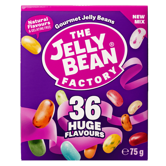 Jeleuri cu 36 arome, 75 g, The Jelly Bean Factory