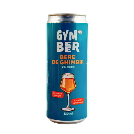 Bere de ghimbir 0% alcool, 330 ml, GymBeer