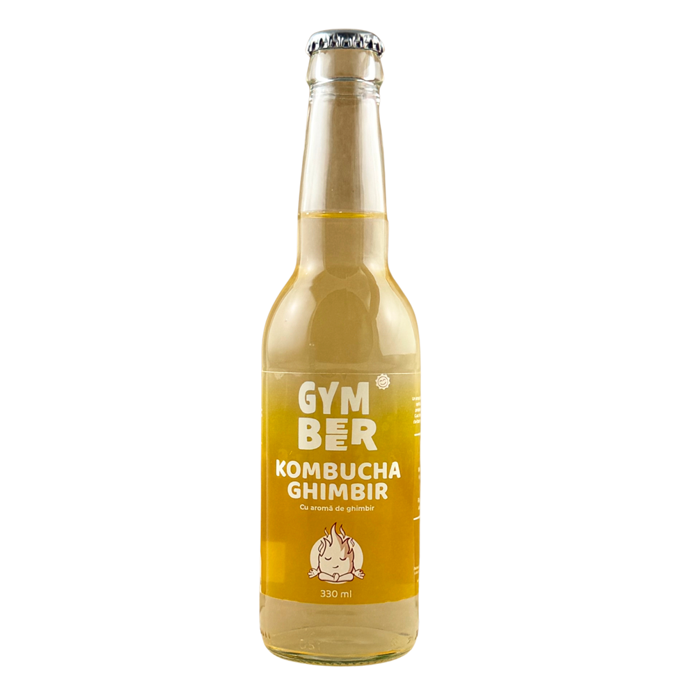 Kombucha cu ghimbir, 330 ml, GymBeer