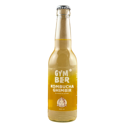 Kombucha cu ghimbir, 330 ml, GymBeer