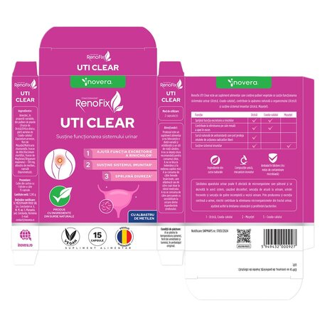 Uti Clear RenoFix, 15 capsule, Inovera 677843