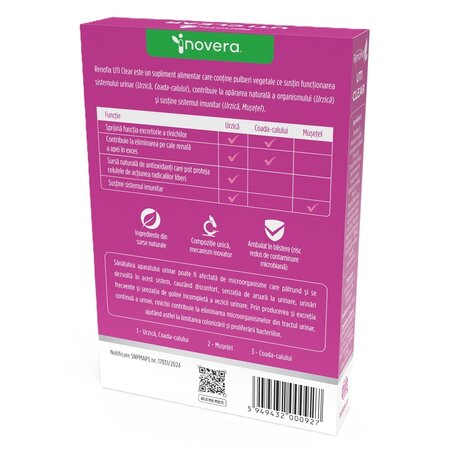 Uti Clear RenoFix, 15 capsule, Inovera 677840