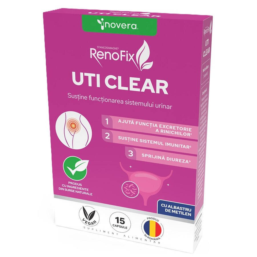 Renofix Uti Clear RenoFix, 15 capsule, Inovera : Farmacia Tei online