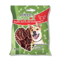 Rondele moi de vita marmorata pentru caini, 80 g, Perfect Snack