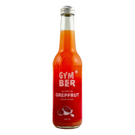 Suc din grepfrut 100% natural presat la rece, 330 ml, GymBeer