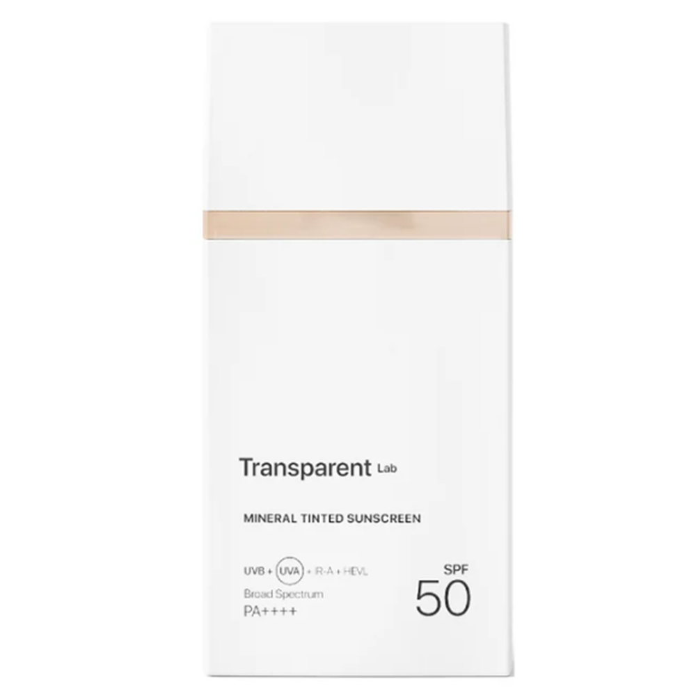 Serum nuantator cu filtru mineral si SPF 50 Light, 100 ml, Transparent Lab