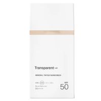 Serum nuantator cu filtru mineral si SPF 50 Light, 100 ml, Transparent Lab