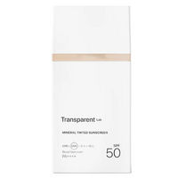 Serum nuantator cu filtru mineral si SPF 50 Light, 100 ml, Transparent Lab