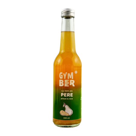 Suc din pere 100% natural presat la rece, 330 ml, GymBeer