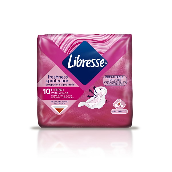 Absorbante Ultra Normal, 10 bucati, Libresse 